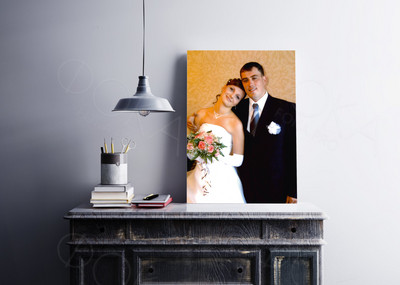 Фотокартина на холсте 30х40см «День свадьбы» — фото