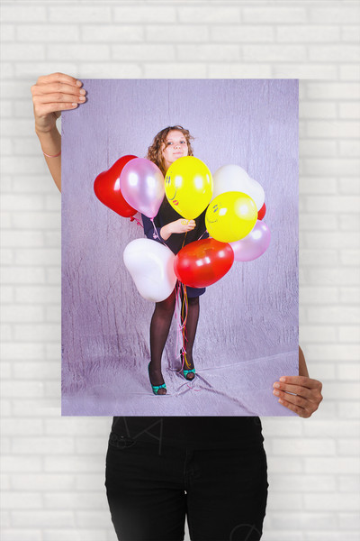 Фотокартина на холсте 40х60см «Девушка AXEL» — фото