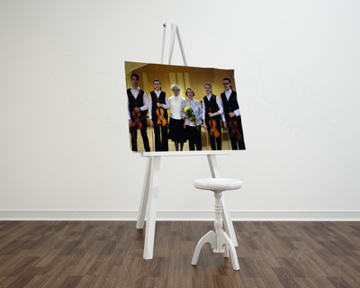 Фотография на холсте 60х35см «Выпускной в музыкальной школе» — фото