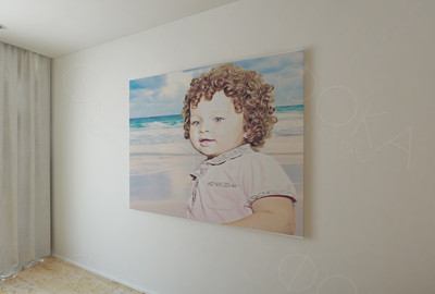 Холст «Ребёнок» 60х60см — фото