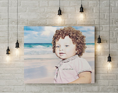 Холст «Ребёнок» 60х60см — фото