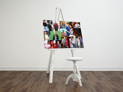 Фотокартина-коллаж на холсте 60х40см «Друзья» — фото