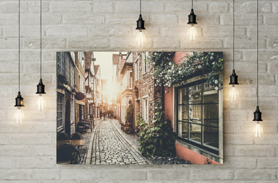 Фотокартина на холсте 80х60см «Улица Италии» — фото