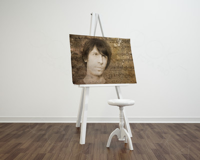 Фотокартина на холсте 28х21см «Друг музыкант» — фото