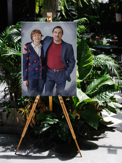 Фотокартина на холсте 50х70см «Семья» — фото