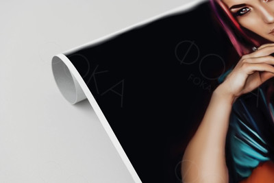 Фотокартина в стиле дрим-арт на холсте 70х90см «Яркая женщина» — фото