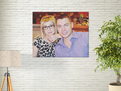 Фотокартина на холсте 50х40см «Мы вместе» — фото