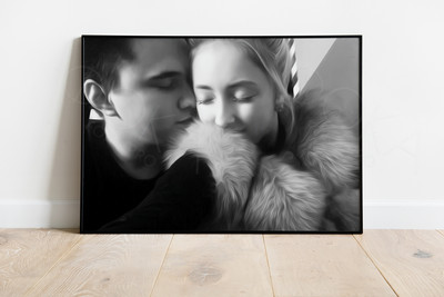 Фотокартина на холсте 50х40см «Это любовь» — фото