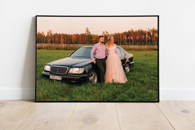 Фотокартины на холсте 30х40см, 40х30см «Свадьба» — фото