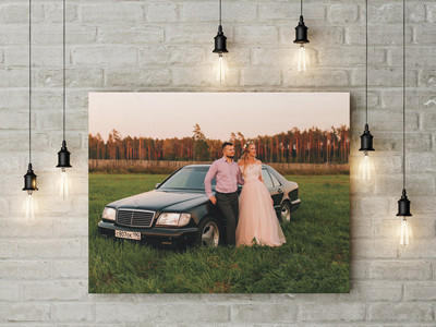 Фотокартины на холсте 30х40см, 40х30см «Свадьба» — фото