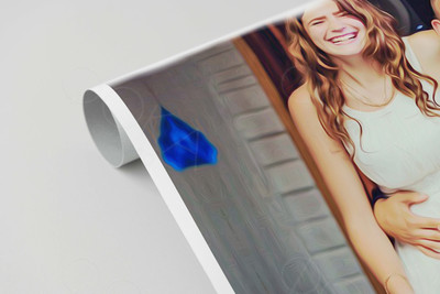 Фотокартина на холсте 50х70см «Счастливые влюбленные» — фото