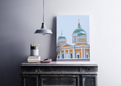 Фотокартина на холсте 40х60см «Церковь» — фото