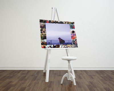 Фотокартина-коллаж на холсте 50х50см «Друзья на век» — фото