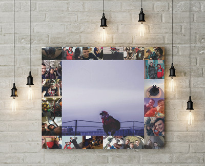 Фотокартина-коллаж на холсте 50х50см «Друзья на век» — фото