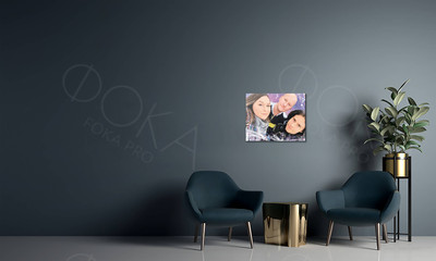 Фотокартина в стиле дрим-арт на холсте 40х50см «Семья» — фото