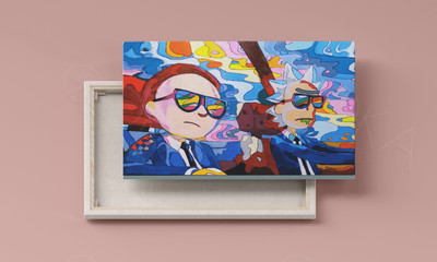 Картина на подрамнике 80х50см в стиле «Поп-арт» — фото