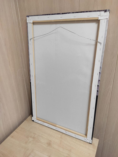 Картина с ЧБ фотографией «Две девушки» — фото