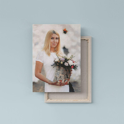 Фотокартина «Дама в кружевном платье» — фото