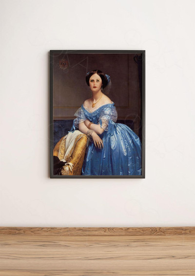 Картина-фотомонтаж – портрет в историческом стиле «Княгиня» — фото