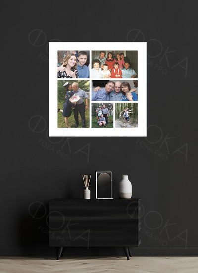 Картина-фотоколлаж из 6 фото — фото