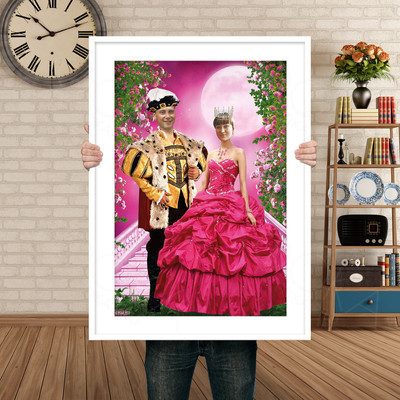 Фотокартина-монтаж на холсте 40х60см «Подарок родителям» — фото