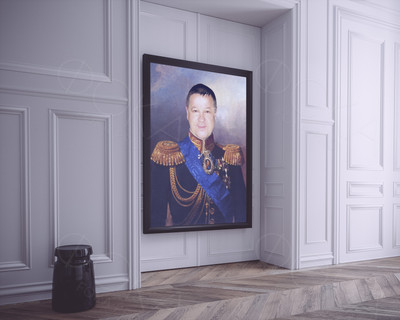 Фотокартина-монтаж на холсте 60х80см «Генерал» — фото