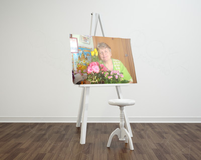 Фотокартина на холсте 50х40см «Бабушка» — фото