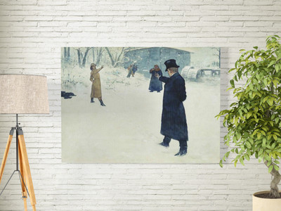 Фотокартина на холсте 80х60см «Дуэль» — фото