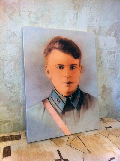 Фотокартина на холсте 30х40см «Боец» — фото