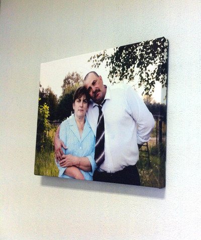 Фотокартина на холсте 40х30см «Родители» — фото