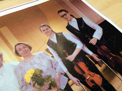 Фотография на холсте 60х35см «Выпускной в музыкальной школе» — фото