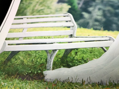 Фотокартина на холсте 50х80см «Молодожены в березовой роще» — фото