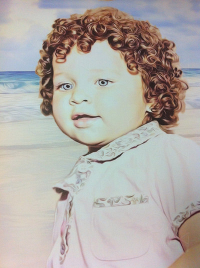 Холст «Ребёнок» 60х60см — фото