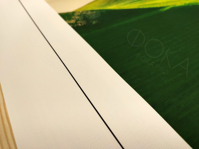 Модульные картина на холсте 4 шт. 52х112см «Зеленые горы» — фото