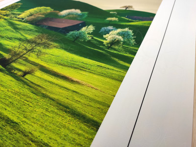 Модульные картина на холсте 4 шт. 52х112см «Зеленые горы» — фото