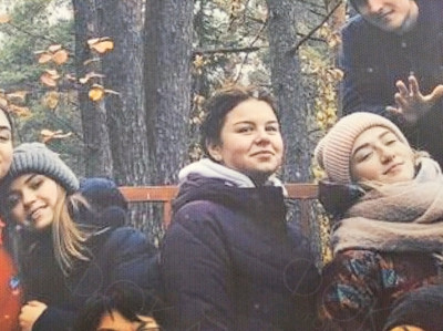 Фотокартина на холсте 60х40см «Прогулка в сосновом лесу» — фото