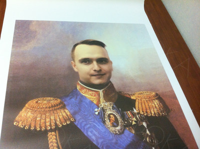 Фотокартина-монтаж на холсте 40х60см «Генерал Владислав» — фото