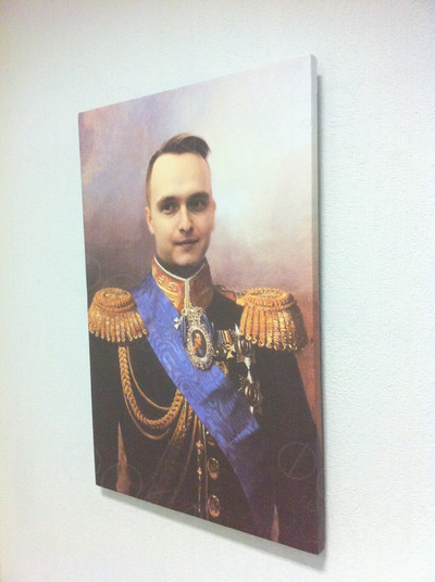Фотокартина-монтаж на холсте 40х60см «Генерал Владислав» — фото