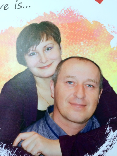 Фотокартина в стиле Love is на холсте 50х70см «Вместе 25 лет» — фото