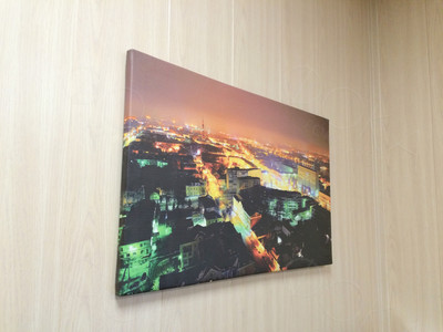 Фотокартина на холсте 80х50см «Ночная Тверь» — фото