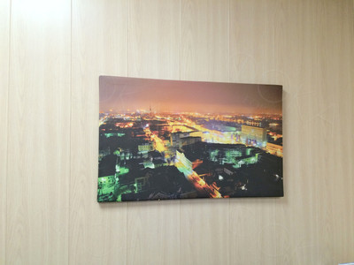 Фотокартина на холсте 80х50см «Ночная Тверь» — фото