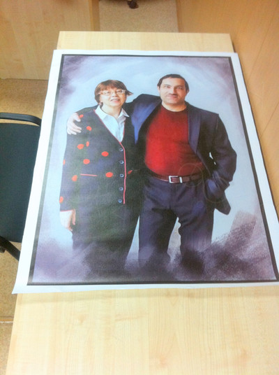 Фотокартина на холсте 50х70см «Семья» — фото