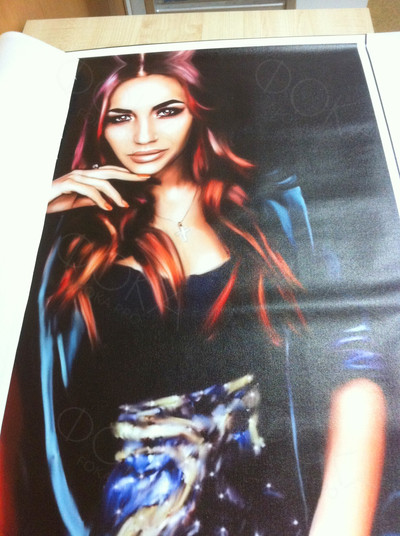 Фотокартина в стиле дрим-арт на холсте 70х90см «Яркая женщина» — фото