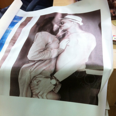 Фотокартина на холсте 60х80см «Влюблённая пара» — фото