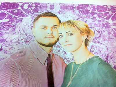 Фотокартина в стиле дрим-арт на холсте 40х50см «Пара» — фото