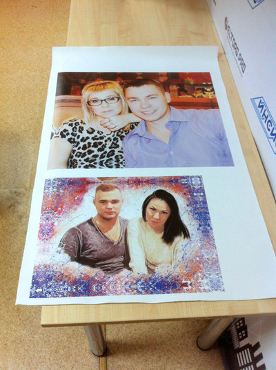 Фотокартина в стиле дрим-арт на холсте 40х30см — фото