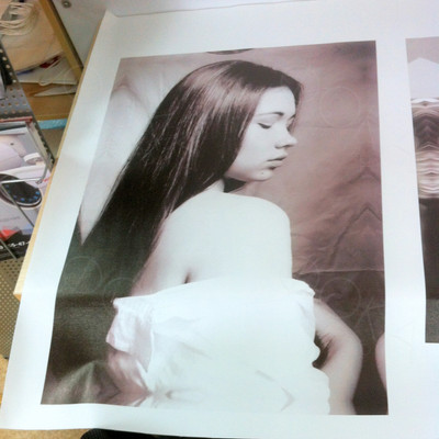 Фотокартина на холсте 40х60см «Девушка в белом» — фото