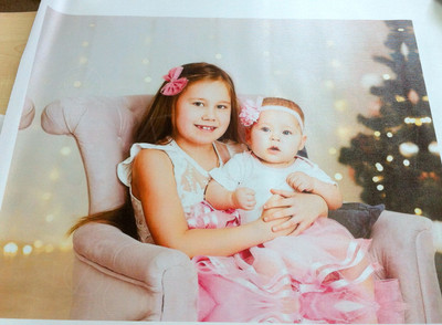 Фотокартина на холсте 60х40см «Сёстры» — фото