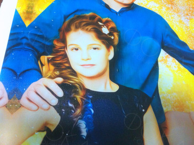 Фотокартина в стиле дрим-арт на холсте 50х70см «Семья» — фото