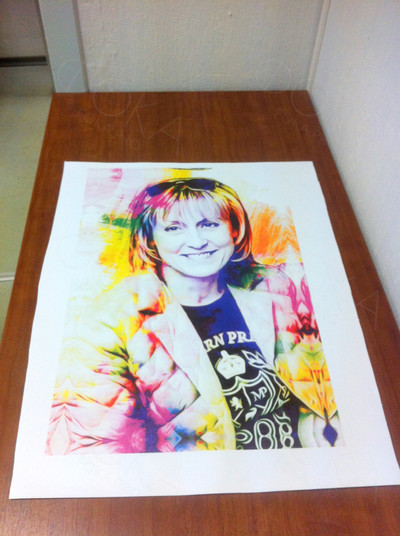 Фотокартина в стиле поп-арт на холсте 40х60см — фото